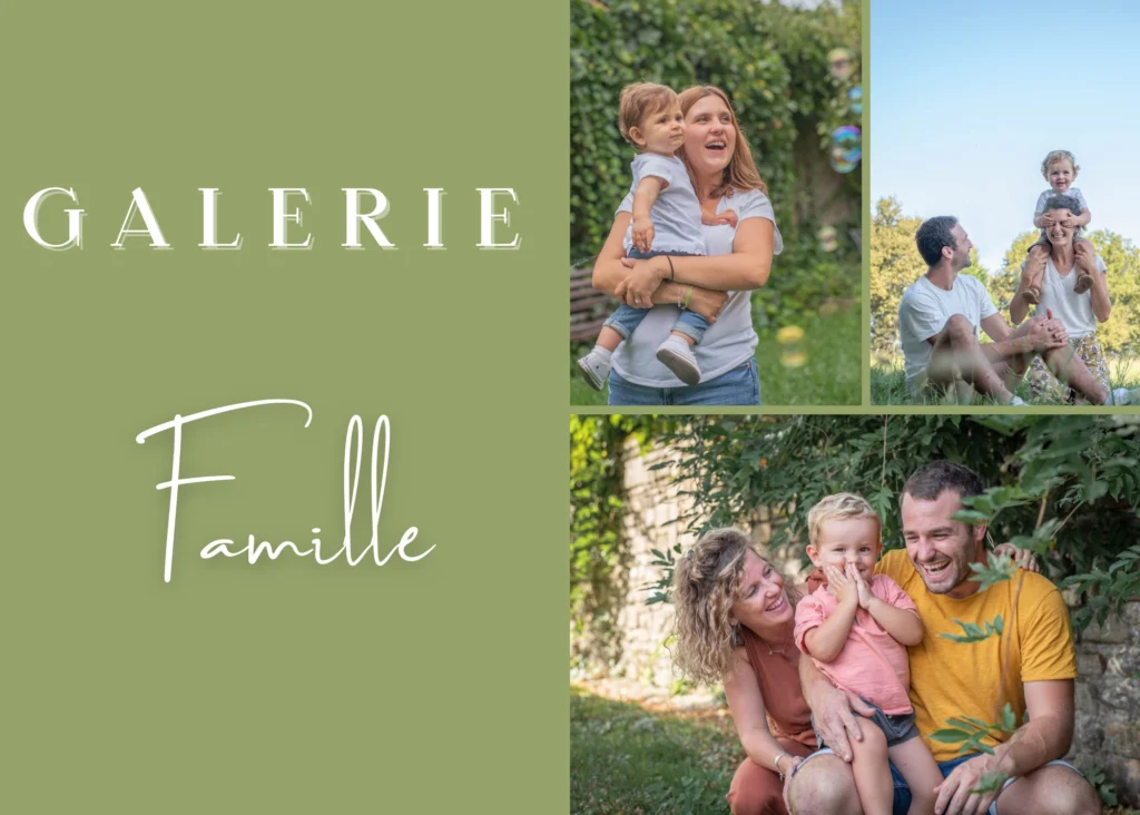 Galerie de photos de famille par Nathalie Peyrette Photographe